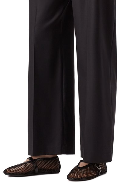 Текстильные балетки ALAIA, арт. AA3A029TK007, фото 3