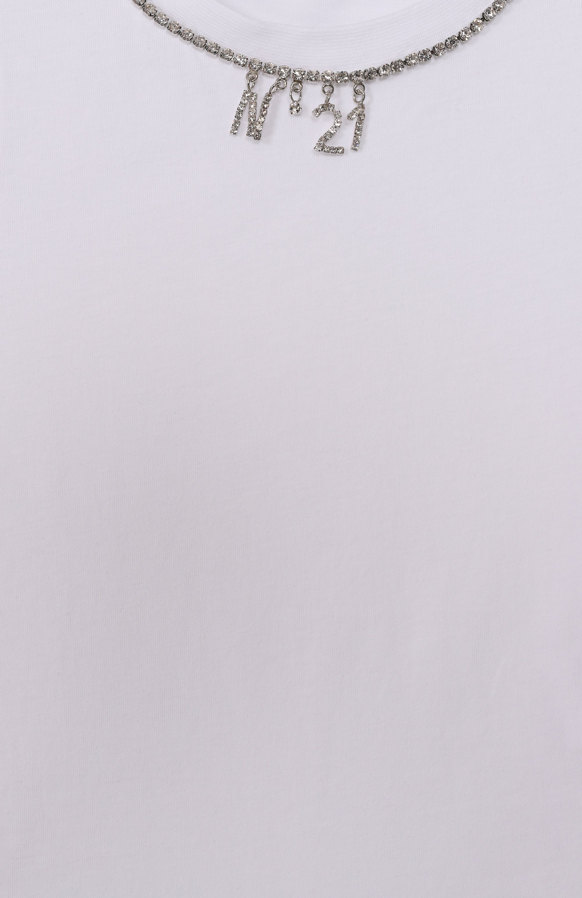 Хлопковый топ N21 белого цвета по цене 11950 руб., арт. N210A5/N0479, фото 3 Хлопковый топ N21, арт. N210A5/N0479, фото 3