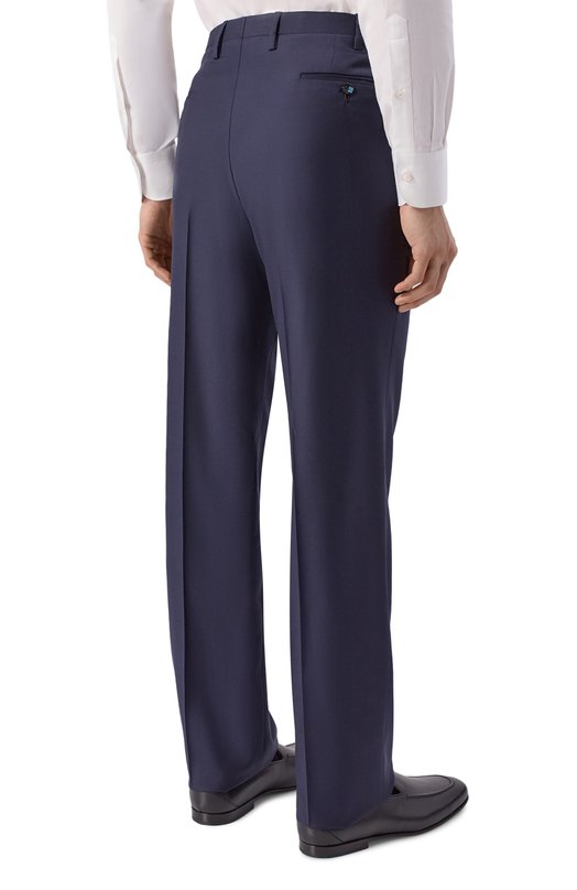 Шерстяные брюки Kiton UPNFCK0626G Синий  UPNFCK0626G Фото 4