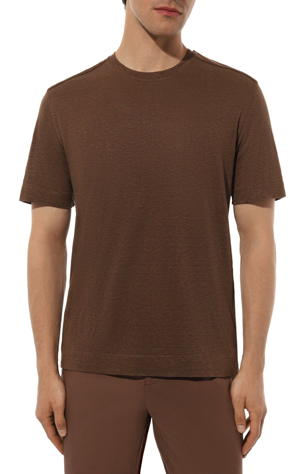 Льняная футболка ZEGNA, арт. UD376A7/D783, фото 3