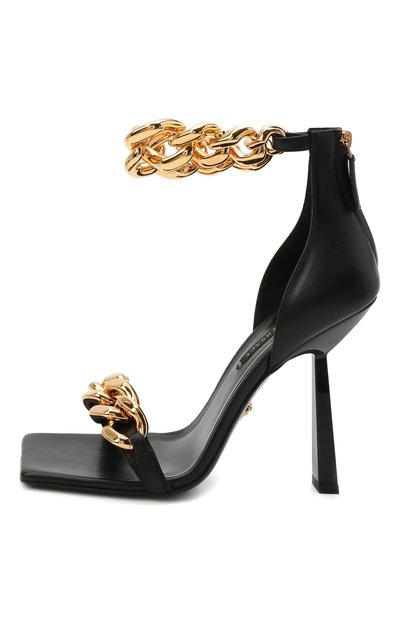 Кожаные босоножки VERSACE, арт. DST568P/DNA32, фото 3