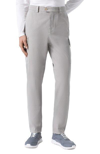 Хлопковые брюки-карго BRUNELLO CUCINELLI, арт. M252DE1890, фото 3