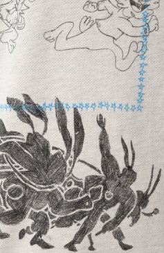 Женский хлопковый свитшот DOMREBEL светло-серого цвета, арт. H0PS SWEATSHIRT | Фото 6 (Материал сплава: Проставлено; Длина (для топов): Стандартные; Рукава: Длинные; Драгоценные камни: Проставлено; Женское Кросс-КТ: Свитшот-одежда; Стили: Кэжуэл; Материал внешний: Хлопок)