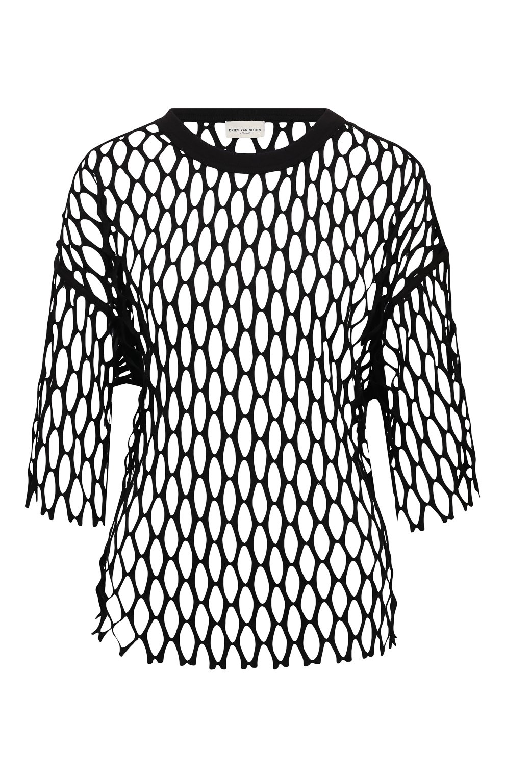 Пуловер DRIES VAN NOTEN черного цвета по цене 25650 руб., арт. 211-11167-2632, фото 1 Пуловер DRIES VAN NOTEN, арт. 211-11167-2632, фото 1