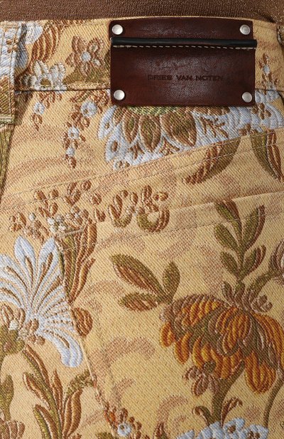 Джинсы DRIES VAN NOTEN бежевого цвета по цене 54950 руб., арт. 201-12414-9427, фото 5 Джинсы DRIES VAN NOTEN, арт. 201-12414-9427, фото 5