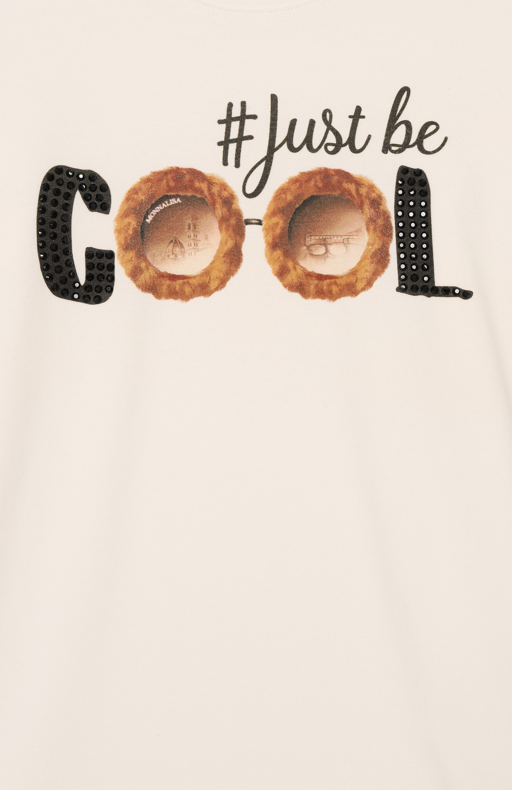 Хлопковый лонгслив MONNALISA, арт. 19F614, фото 3