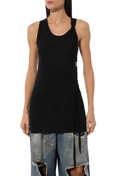 Хлопковая майка ANN DEMEULEMEESTER, арт. 2402-W-JT020-35-FA045-099, фото 3