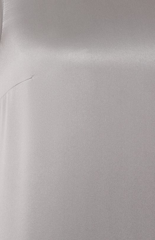 Атласный топ Dolce & Gabbana F7ZZCT/FU1UU Серый  F7ZZCT/FU1UU Фото 6