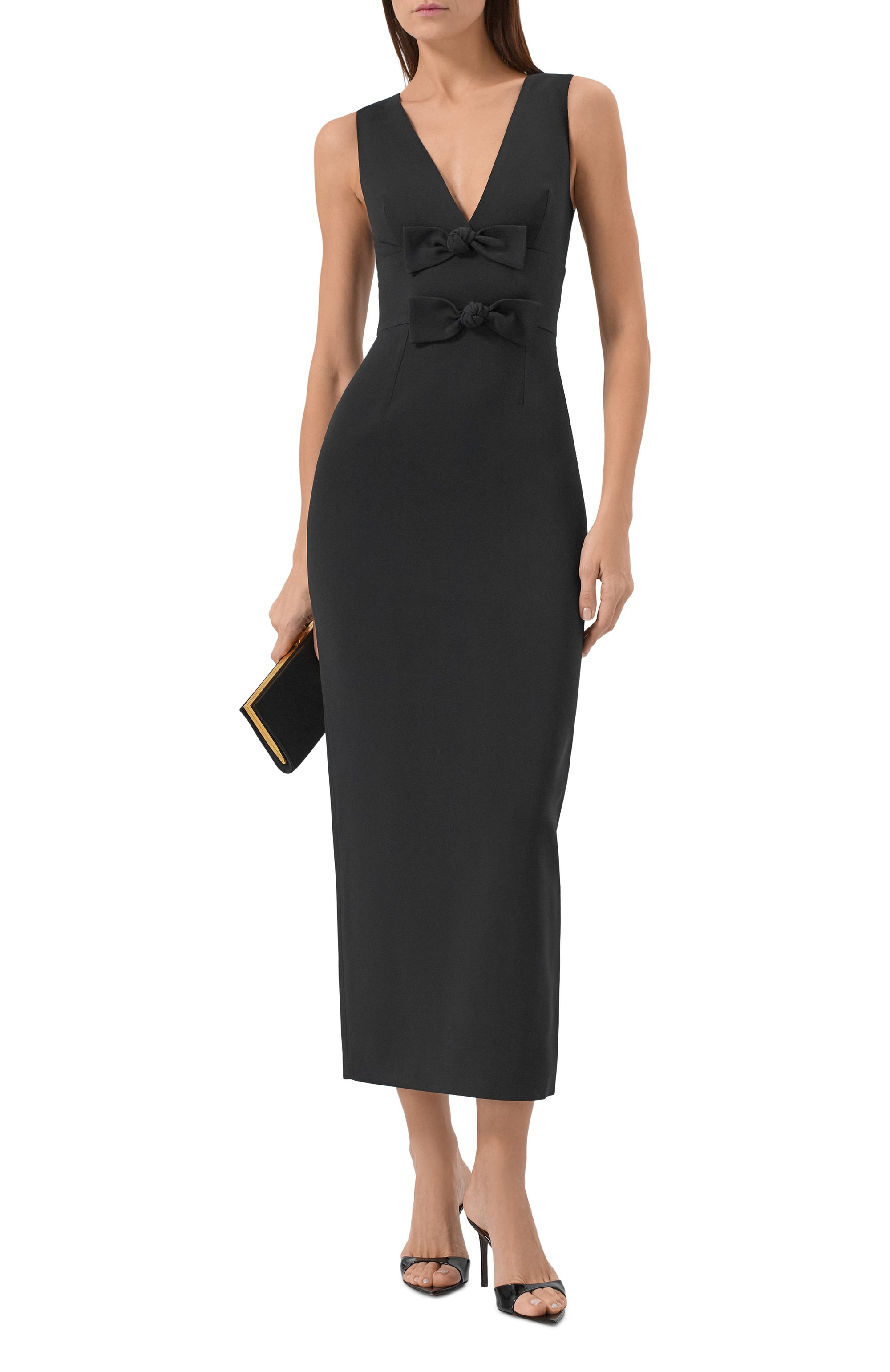 Платье из шелка и вискозы ELIE SAAB, арт. D0958NF25/CD023, фото 2