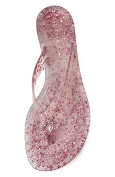 Женские шлепанцы jelly CASADEI розового цвета, арт. 2Y255J0101/BHGLT | Фото 6 (Подошва: Плоская; Каблук высота: Низкий; Драгоценные камни: Проставлено; Материал сплава: Проставлено; Материал внешний: Резина)