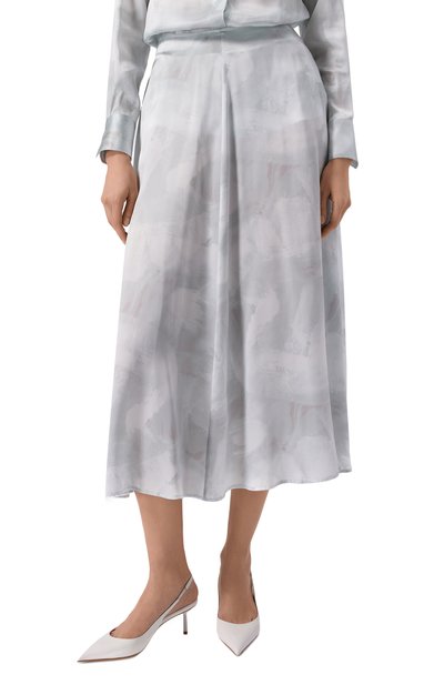 Атласная юбка KITON, арт. D58208K0926E02, фото 3