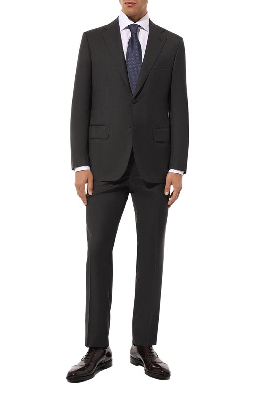 Шерстяной костюм Kiton UA81K0127002 Серый UA81K0127002