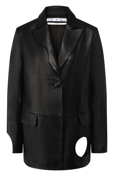 Кожаный жакет OFF-WHITE, арт. 0WJA027S20LEA0011000, фото 1