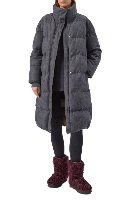 Полусапоги из овчины Brunello Cucinelli MZCHG3122 Бордовый  MZCHG3122 Фото 3