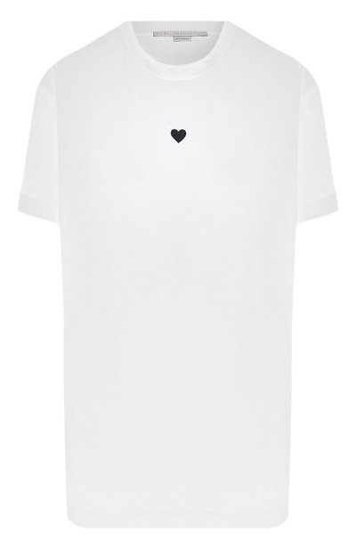 Женская хлопковая футболка STELLA MCCARTNEY, арт. 457142/S0W17