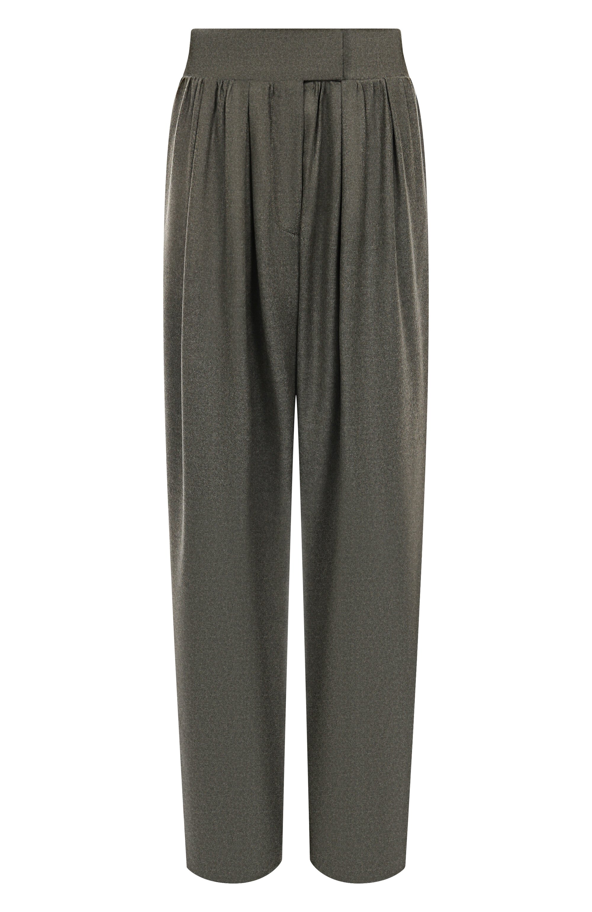 Шерстяные брюки ARMARIUM темно-зеленого цвета по цене 112000 руб., арт. P036/W025, фото 1 Шерстяные брюки ARMARIUM, арт. P036/W025, фото 1