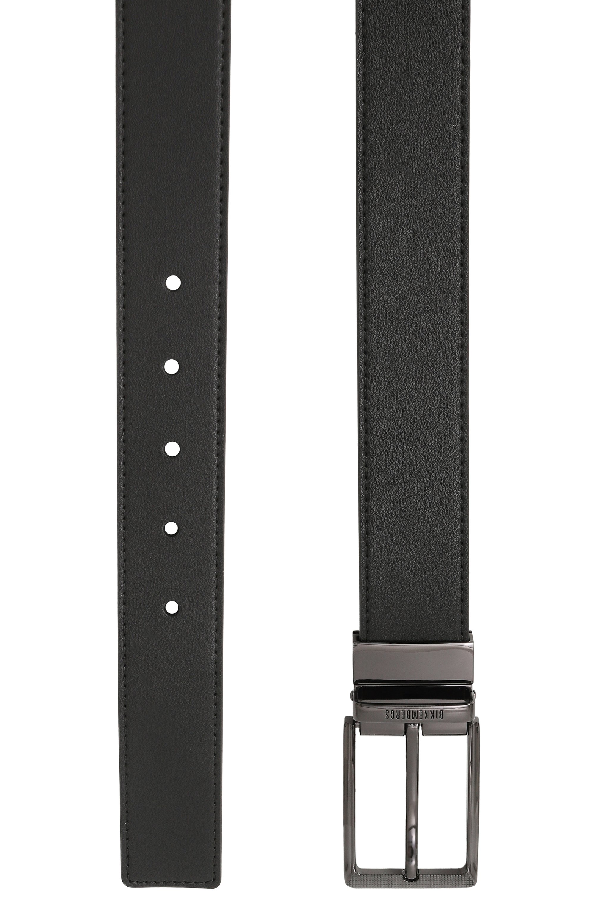 Двусторонний ремень DIRK BIKKEMBERGS черного цвета по цене 12000 руб., арт. BKCU00178M, фото 4 Двусторонний ремень DIRK BIKKEMBERGS, арт. BKCU00178M, фото 4