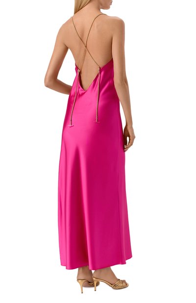 Атласное платье DANAME фуксия цвета по цене 63700 руб., арт. 626SS6807A, фото 3 Атласное платье DANAME, арт. 626SS6807A, фото 3