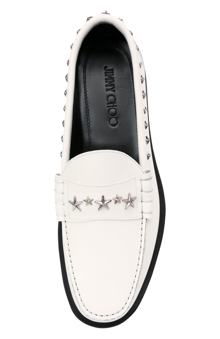 Кожаные лоферы mocca JIMMY CHOO, арт. M0CCA/BXZ, фото 5