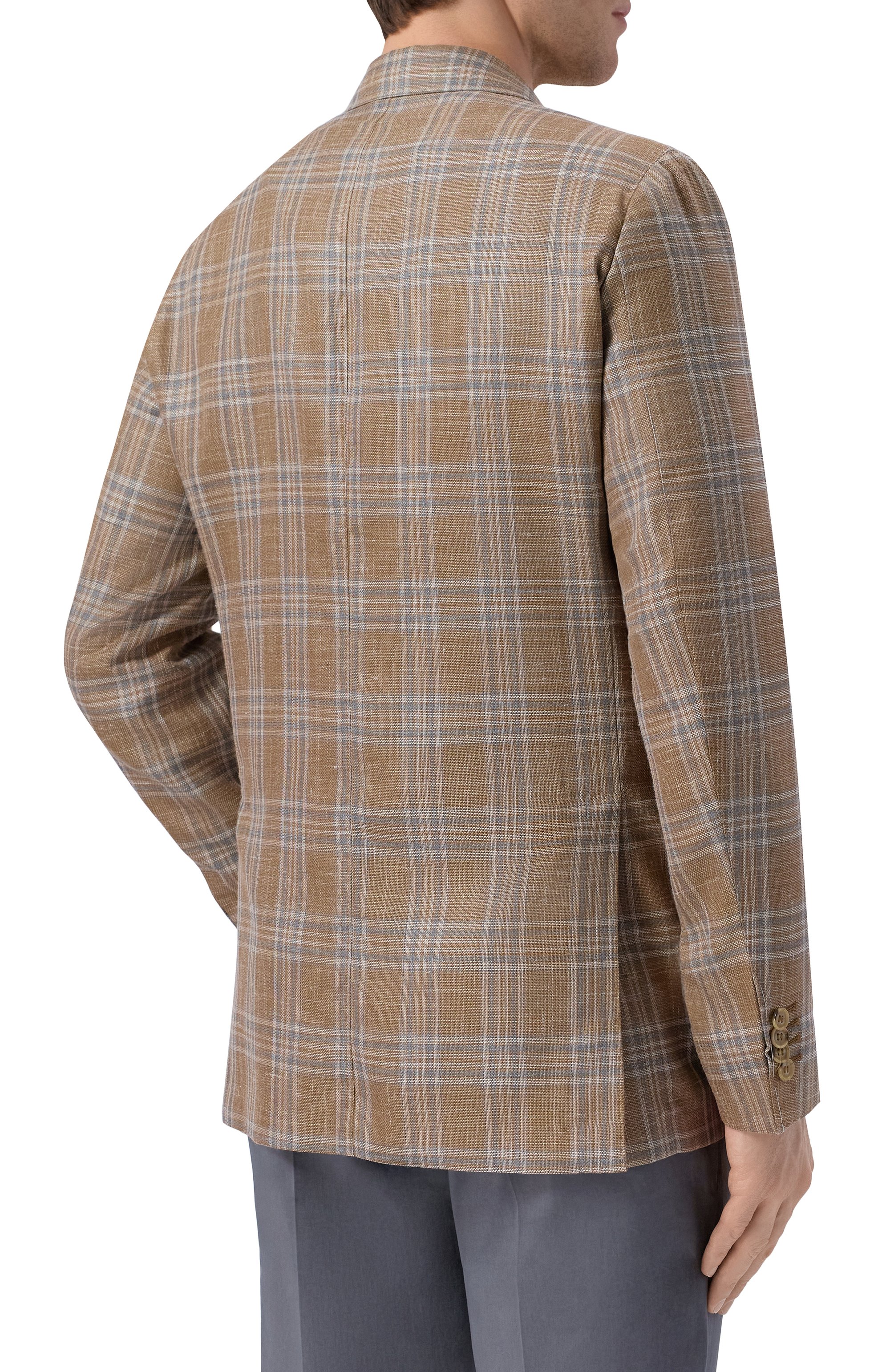 Пиджак из шерсти и шелка ANDREA CAMPAGNA, арт. SALINA/T26125, фото 4