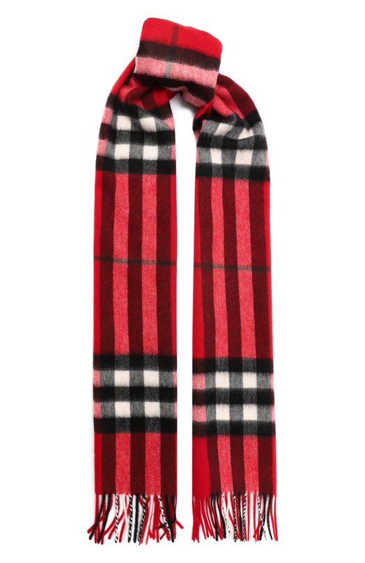 Кашемировый шарф Burberry 8112640 Красный 8112640