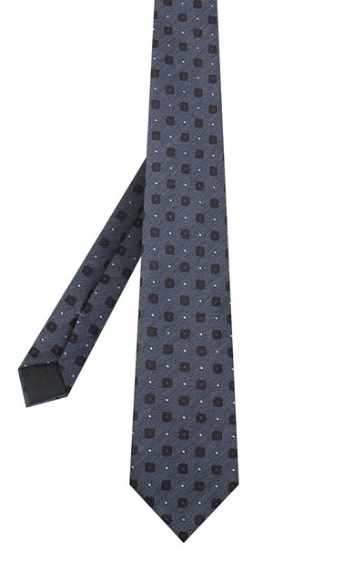 Галстук из шелка и шерсти ZEGNA синего цвета по цене 18950 руб., арт. Z8E30/18H, фото 2 Галстук из шелка и шерсти ZEGNA, арт. Z8E30/18H, фото 2