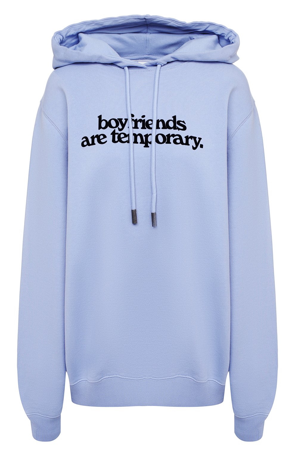 Хлопковое худи OFF-WHITE голубого цвета по цене 49950 руб., арт. 0WBB035F20JER0043610, фото 1 Хлопковое худи OFF-WHITE, арт. 0WBB035F20JER0043610, фото 1