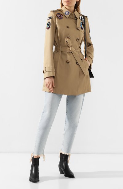 Дву бортный тренч из хлопка REDVALENTINO, арт. RR3CHA00/2R3, фото 2