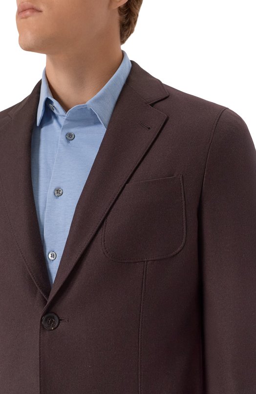 Кашемировый пиджак Giorgio Armani GM000248/TE10115 Коричневый  GM000248/TE10115 Фото 6