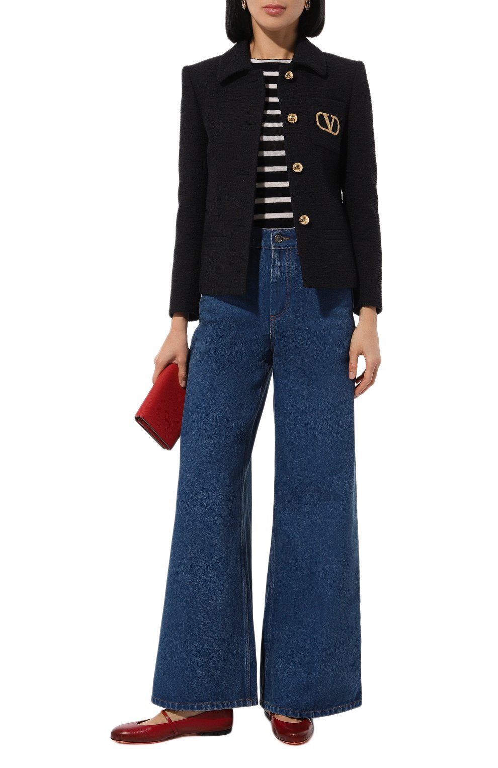 Кожаные балетки SANTONI, арт. WAAG71218KI1NZZF, фото 2