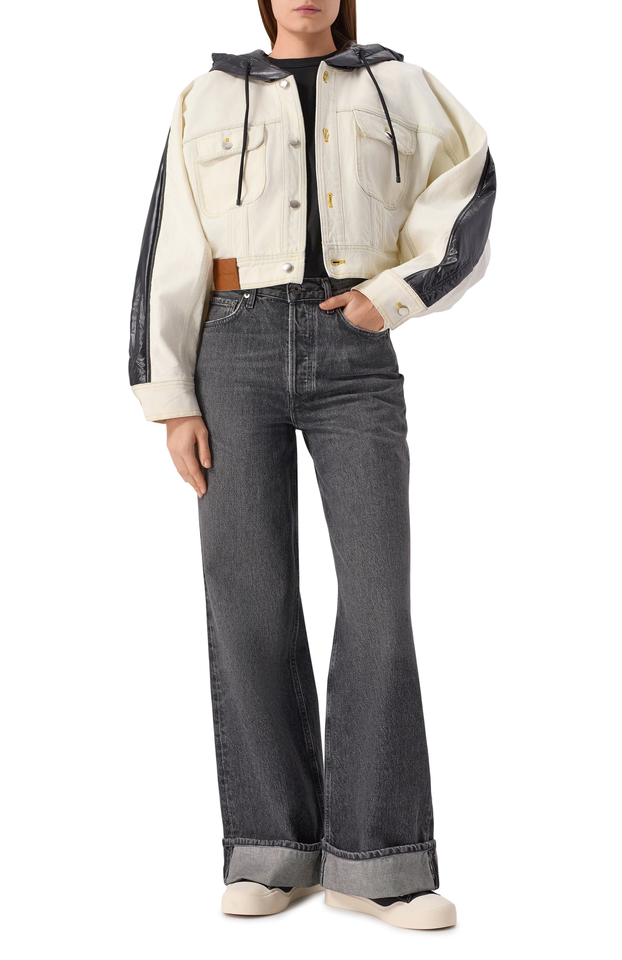 Комбинированная куртка moncler x alicia keys MONCLER GENIUS, арт. 1A00004/M2953, фото 2