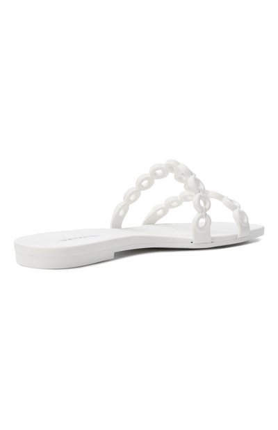 Шлепанцы infinity chain jelly AQUAZZURA белого цвета по цене 46350 руб., арт. ICJFLAS0-JLY-FFF, фото 5 Шлепанцы infinity chain jelly AQUAZZURA, арт. ICJFLAS0-JLY-FFF, фото 5