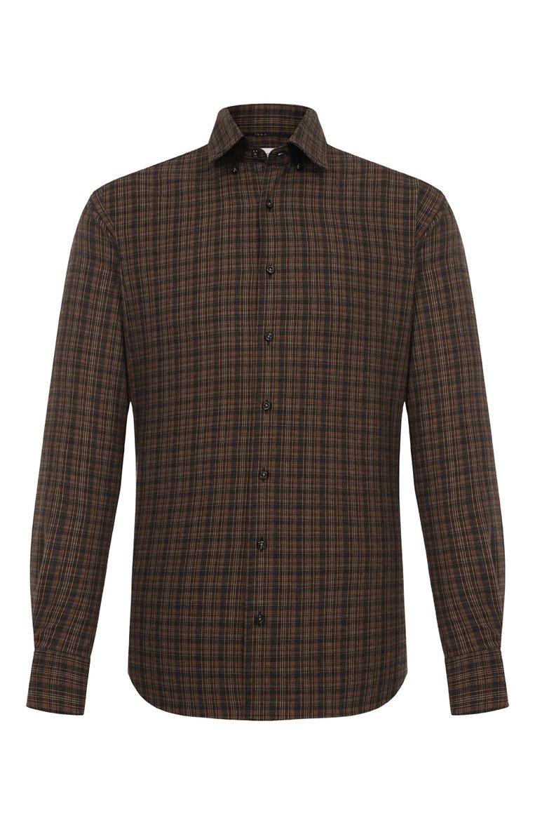 Рубашка из хлопка и лиоцелла 1863 BY ETERNA, арт. 2553 XS14 27, фото 1