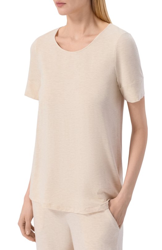 Футболка из вискозы Hanro 074902 Бежевый  074902 Фото 3