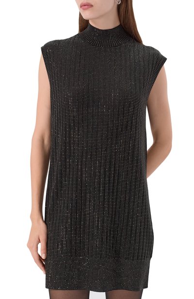 Платье с отделкой стразами EMPORIO ARMANI, арт. EW002689/AF19921, фото 3