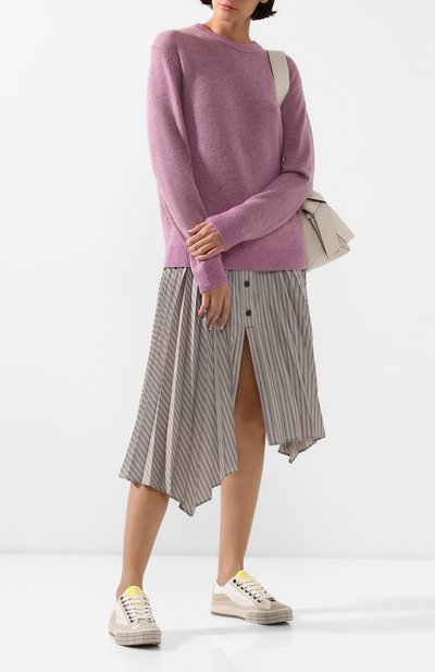 Кашемировый пуловер ACNE STUDIOS розового цвета по цене 38600 руб., арт. C60013/W, фото 2 Кашемировый пуловер ACNE STUDIOS, арт. C60013/W, фото 2