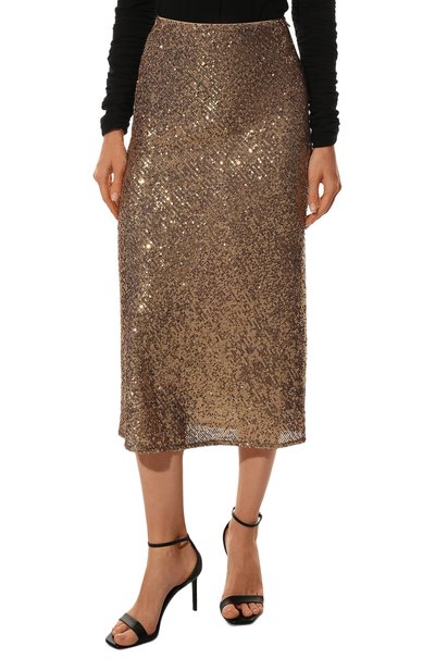 Юбка с отделкой пайетками PATRIZIA PEPE, арт. 8G0275_A6W6, фото 3