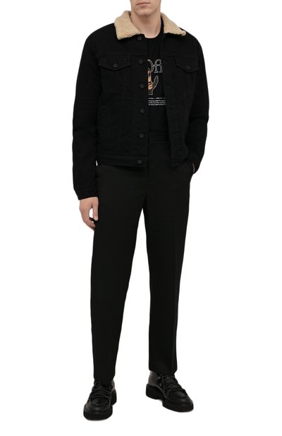 Кожаные ботинки ATTIMONELLI'S черного цвета по цене 49400 руб., арт. AA675, фото 2 Кожаные ботинки ATTIMONELLI'S, арт. AA675, фото 2