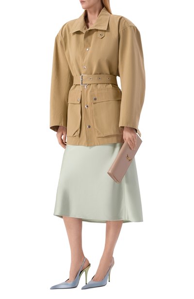 Текстильные туфли SAINT LAURENT голубого цвета по цене 158500 руб., арт. 859104/9QNAG, фото 3 Текстильные туфли SAINT LAURENT, арт. 859104/9QNAG, фото 3