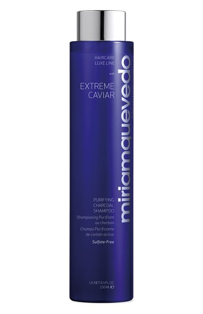 Шампунь для глубокого очищения с углем и экстрактом черной икры (250ml) MIRIAMQUEVEDO бесцветного цвета по цене 5500 руб., арт. 672 | Фото 1 Женский шампунь для глубокого очищения с углем и экстрактом черной икры (250ml) MIRIAMQUEVEDO, арт. 672