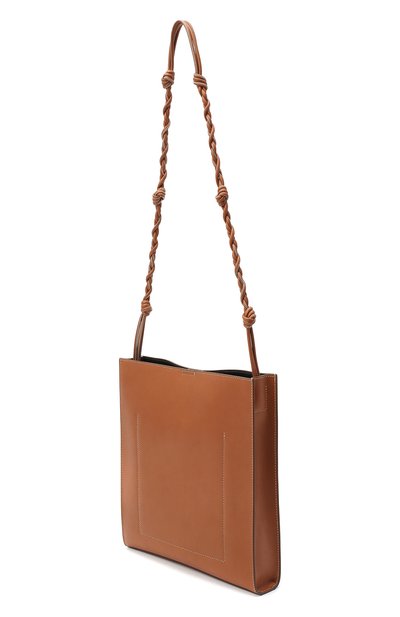 Сумка tangle JIL SANDER коричневого цвета по цене 115500 руб., арт. JSPR853172-WRB69152N, фото 3 Сумка tangle JIL SANDER, арт. JSPR853172-WRB69152N, фото 3