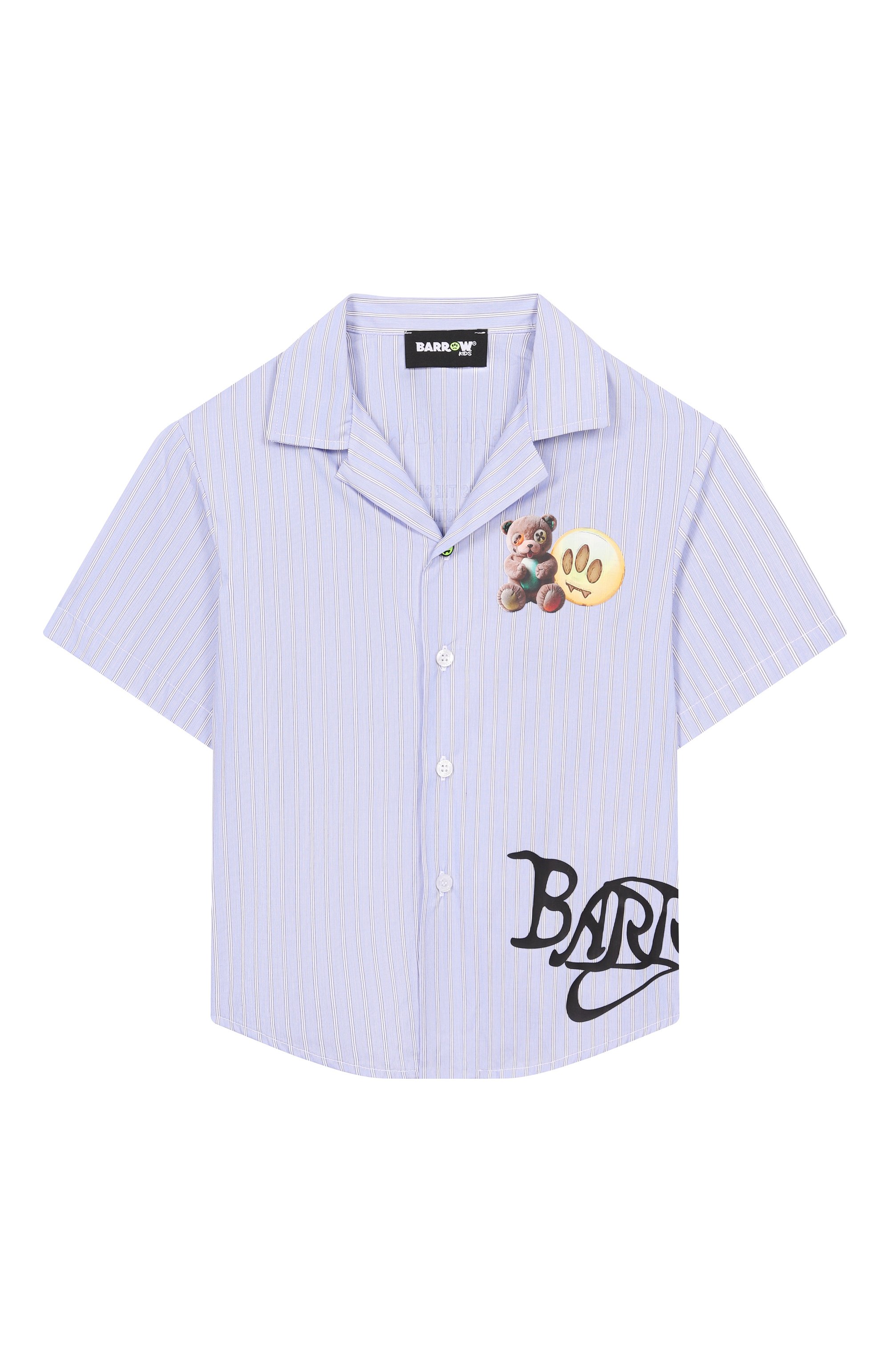 Хлопковая рубашка BARROW голубого цвета по цене 15100 руб., арт. S6BKJUSI051, фото 1 Хлопковая рубашка BARROW, арт. S6BKJUSI051, фото 1