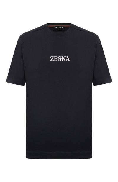 Мужская хлопковая футболка ZEGNA, арт. UD364A7/D777