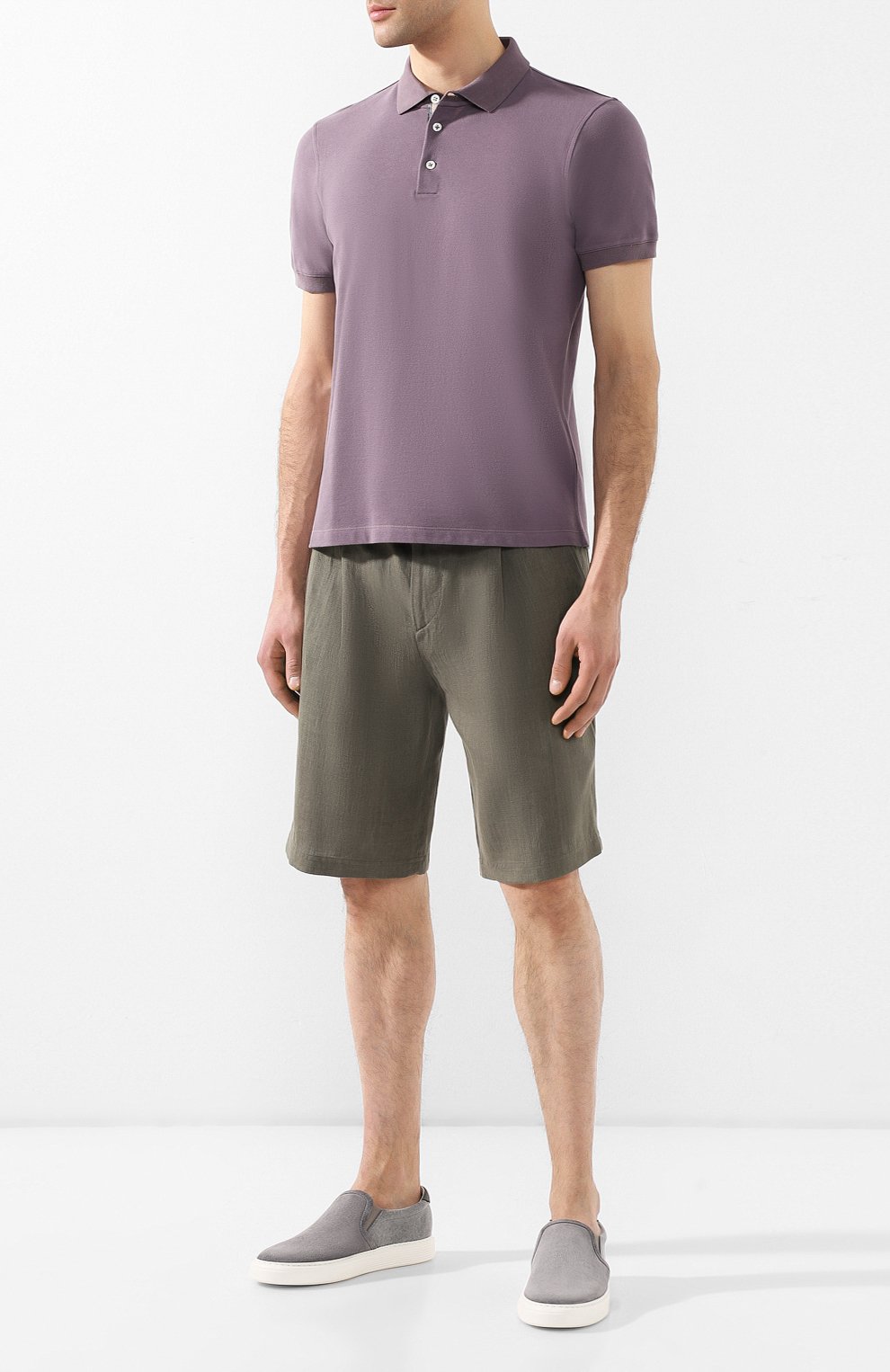 Замшевые слипоны BRUNELLO CUCINELLI, арт. MZUCGRJ219, фото 2