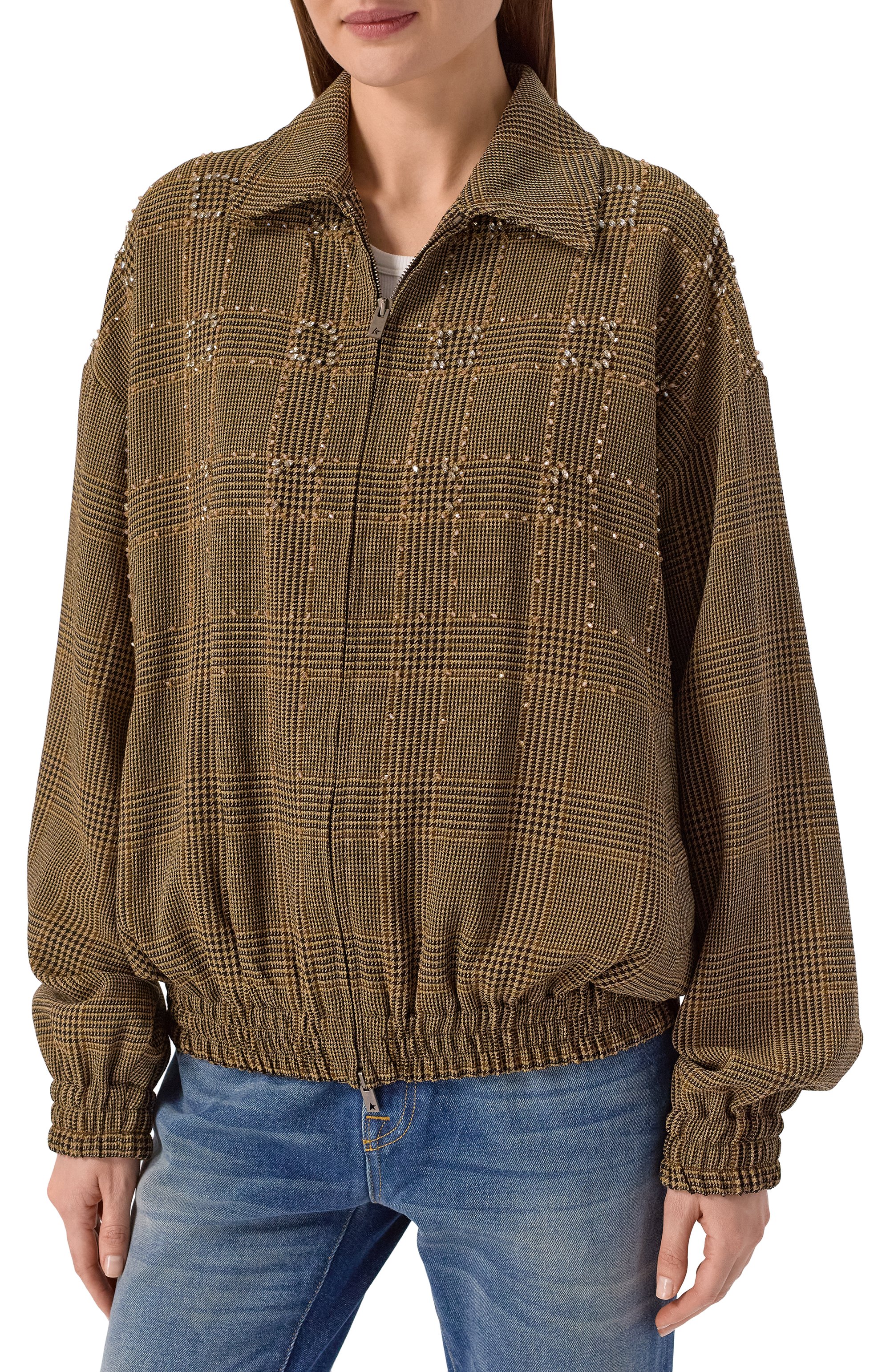 Шер�стяной бомбер GOLDEN GOOSE DELUXE BRAND, арт. GWP02320.P002095, фото 3