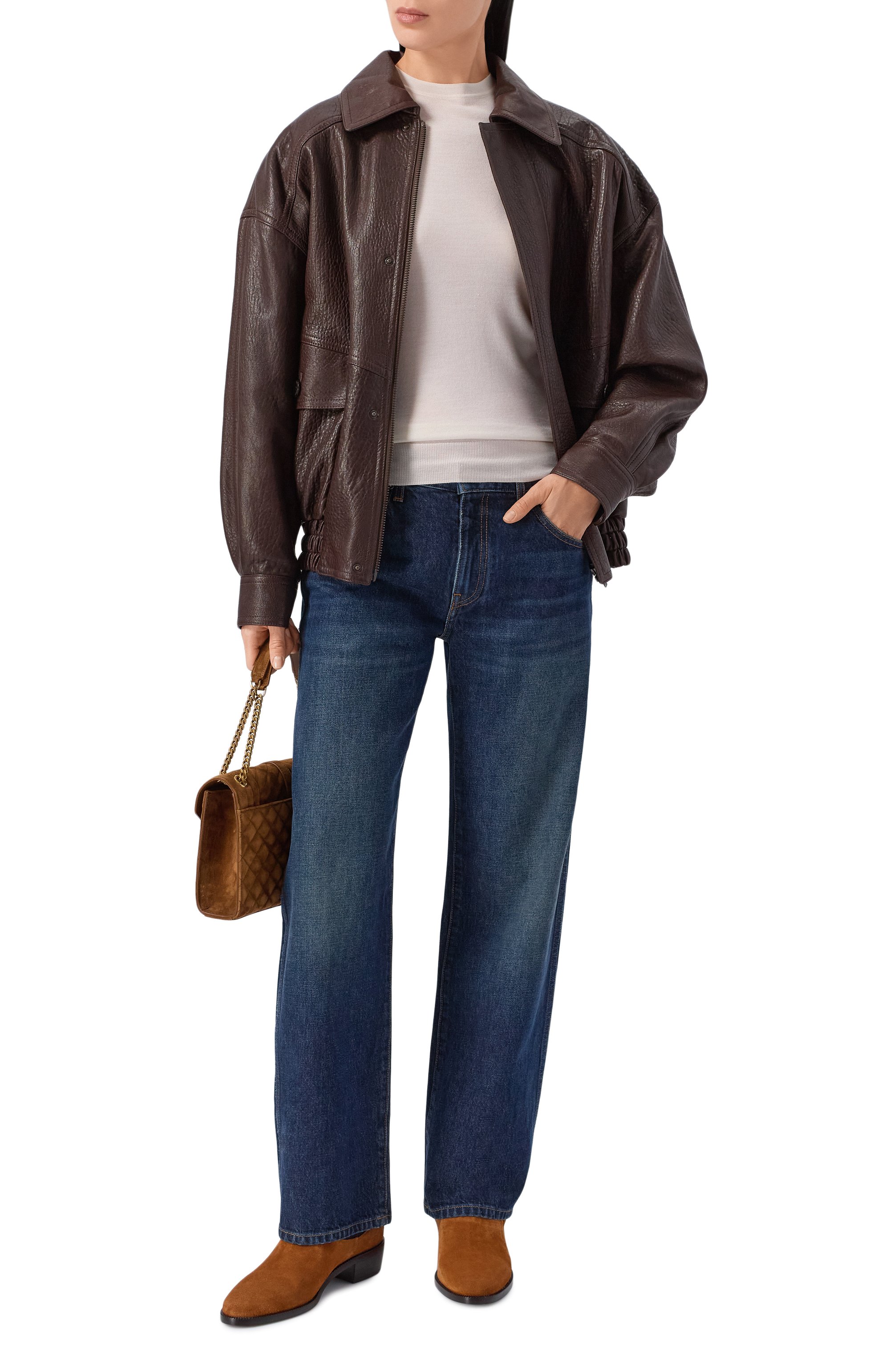 Замшевые челси FERRAGAMO, арт. 01K234/784_SUEDE, фото 3