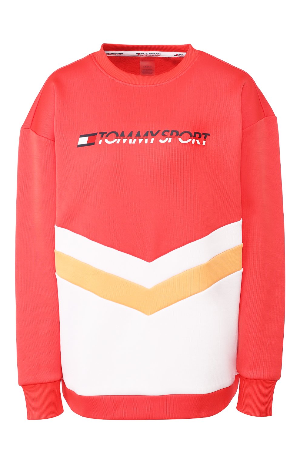 Свитшот TOMMY SPORT розового цвета по цене 8490 руб., арт. S10S100367, фото 1 Свитшот TOMMY SPORT, арт. S10S100367, фото 1