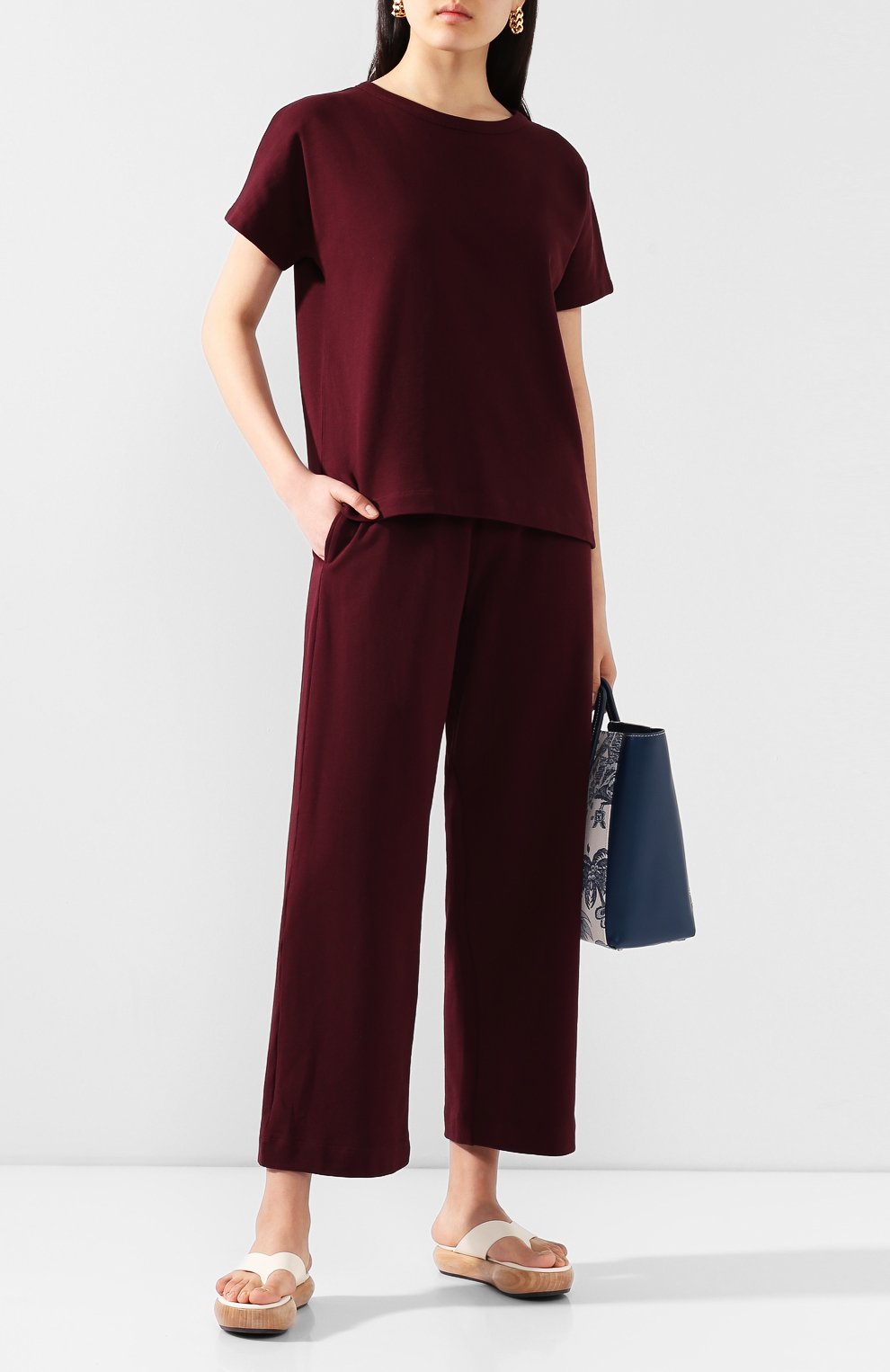 Хлопковые брюки DRIES VAN NOTEN, арт. 201-11121-9626, фото 2