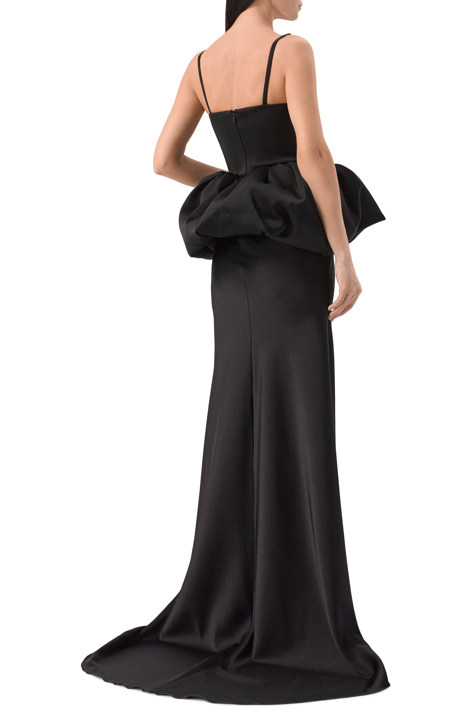 Платье DAVID KOMA черного цвета по цене 458500 руб., арт. RE26DK43DL, фото 3 Платье DAVID KOMA, арт. RE26DK43DL, фото 3