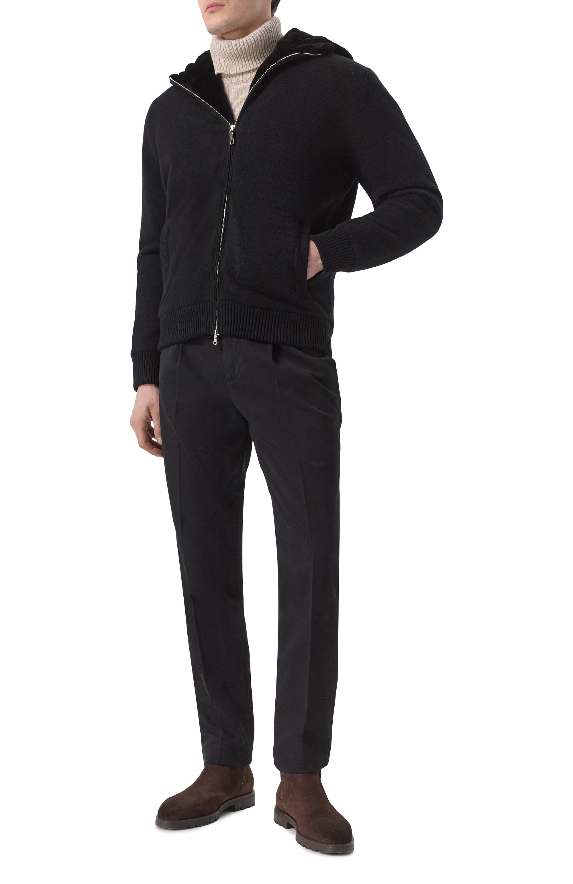 Кашемировый бомбер с подкладкой из бобра KANGRA, арт. 9150/11 02, фото 2